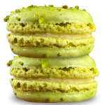 délicieux macarons pistache de Perse